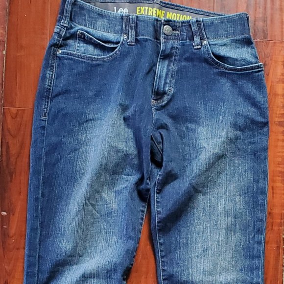 Lee Performance Jeans Extreme Motion Mens Straight Fit Tapered Leg 30 X 30.5 - Picture 3 of 5